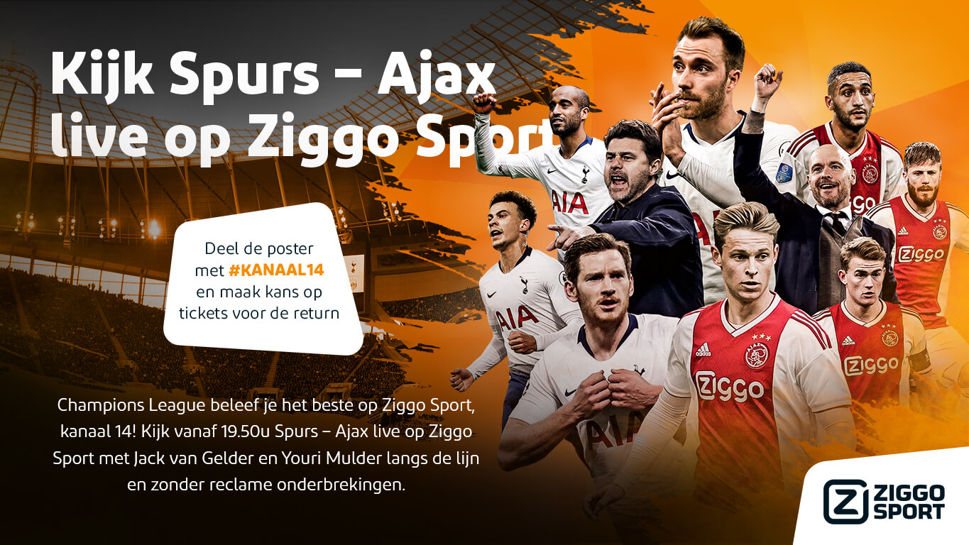 Ziggo Sport | Tottenham Hotspur - Ajax 1